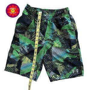 YM Under Armour Patterned Swim Shorts